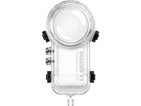 Carcasa de Buceo Insta360 X3 - Sumergible 50m, IPX8, Invisible en 360°, Transparente