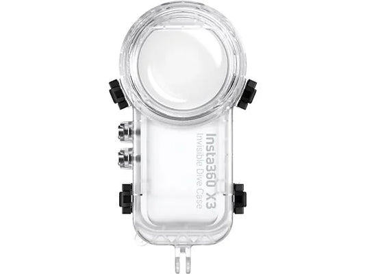 Carcasa de Buceo Insta360 X3 - Sumergible 50m, IPX8, Invisible en 360°, Transparente