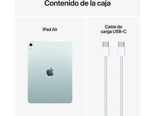 Apple iPad Air (2025) - 11" Liquid Retina, 256 GB, Wi-Fi, Chip M3, azul