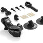 Kit de Montaje en Moto Insta360 - CINSAAVY, Incluye Abrazadera y Adhesivos Flexibles, Negro