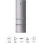 Frigorífico Combi Haier A3FE737CGJ - 371L, 200 cm Alto, No Frost, Motor Inverter, Cajones MyZone, Inox Antihuellas