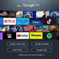 TCL 55P6K - Televisor LED 55" 4K UHD, Smart TV, AiPQ, 60 Hz, Negro