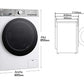 Lavadora LG F4WR9009A2W Serie 900 - 9 kg, 1400 rpm, AI Direct Drive™, TurboWash™360˚, Blanco