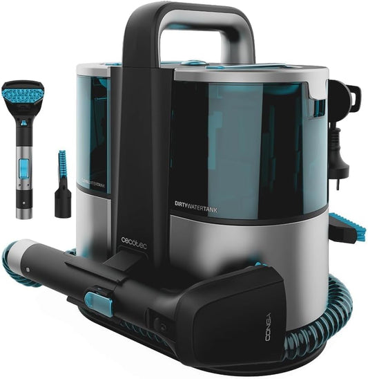 Título optimizado para Google Shopping: Aspirador de Tapicerías Cecotec Conga 4000 Carpet&Spot Clean - 3 en 1, 400W, 12 kPa, 2 Depósitos, con Cable
