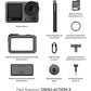 Videocámara deportiva DJI Osmo Action 3 Adventure Combo - 4K, 120 fps, Sumergible 16m, 3 Baterías, Negro