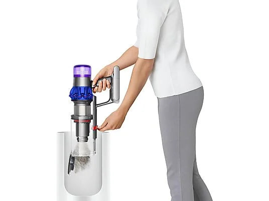 Aspiradora Escoba Dyson V15 Detect Fluffy - Sin Cable, 240 AW, 60 min Autonomía, Tecnología Láser, Níquel