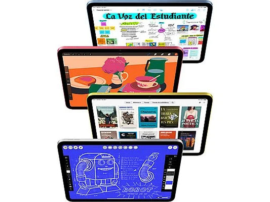 Apple iPad (11.ª generación) - 10.9" Retina, 256 GB, Wi-Fi, Chip A16 Bionic, plata