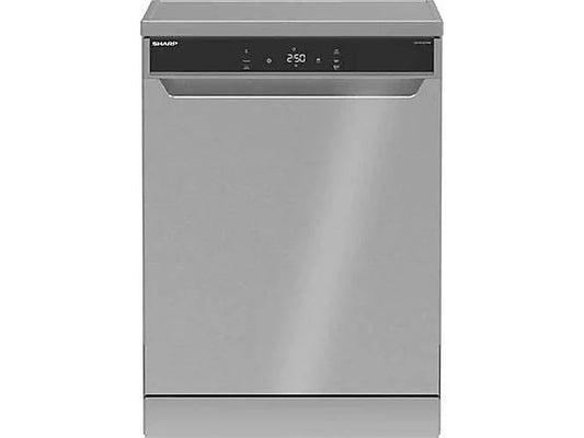 Lavavajillas Sharp - 60 cm, 8 programas, inox, libre instalación