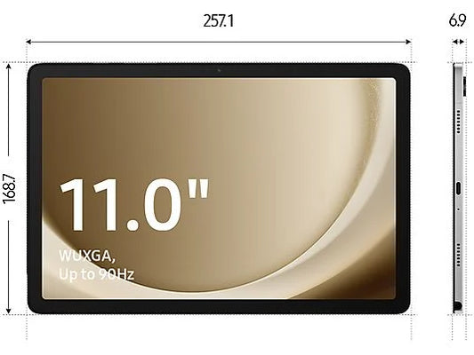 Tablet Samsung Galaxy Tab A9+ - 11", 256 GB, 8 GB RAM, LTE, gris