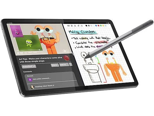 Tablet Lenovo Tab M11 - 11" WUXGA, 128 GB, 4 GB RAM, MediaTek Helio G88, gris, incluye Pen