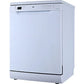 Lavavajillas OK. ODW 6041-1 E FS - 60 cm, 12 servicios, 6 programas, blanco, libre instalación