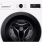 Lavadora LG F4X1009NWK - 9 kg, 1400 rpm, AI Direct Drive™, Steam™, Blanco Marfil