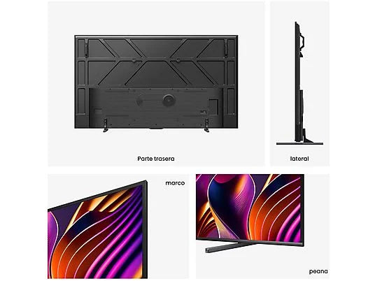 Hisense TV QLED 100" (100E7NQ Pro) con 144Hz, Dolby Vision IQ, Dolby Atmos, y Subwoofer Integrado - Color Negro