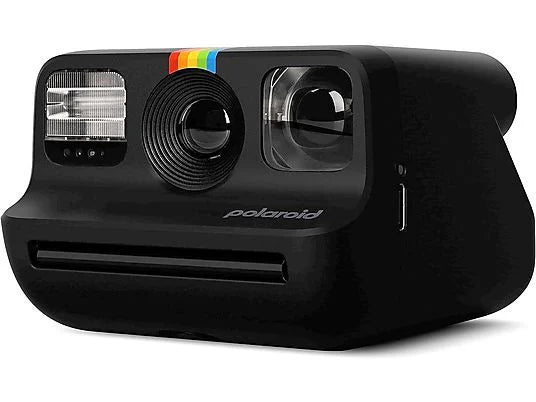 Polaroid Go Gen 2 - Cámara instantánea compacta, Negra con espejo para selfies, flash y batería recargable