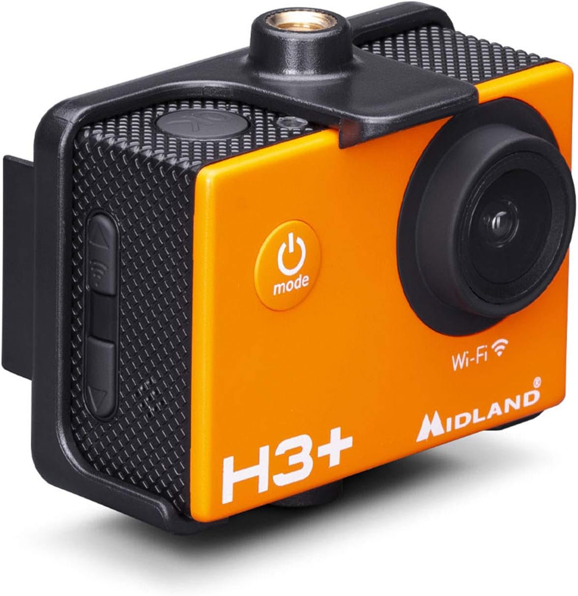 MIDLAND H3+ - Cámara deportiva Full HD 16 MP con estabilizador, Wi-Fi y función Dash Cam - Sumergible hasta 30m