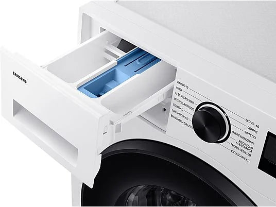 Lavadora Samsung WW80CGC04DAEEP - 8 kg, 1400 rpm, EcoBubble, Motor Digital Inverter, Wi-Fi, Blanco