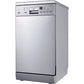 Lavavajillas OK. ODW 4551-1 E FS - 45 cm, 7 programas, plata, libre instalación