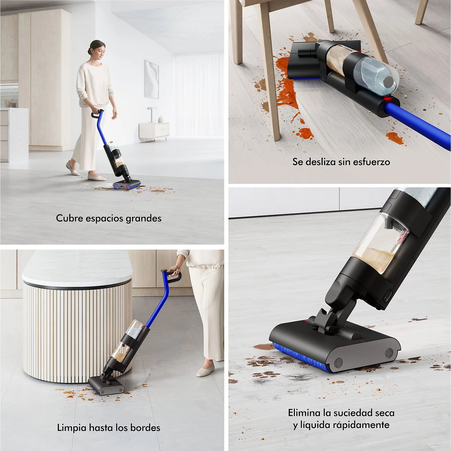 Fregona Eléctrica Dyson WashG1™ - Sin Cables, 35 min Autonomía, Autolimpiable, Suelos Duros