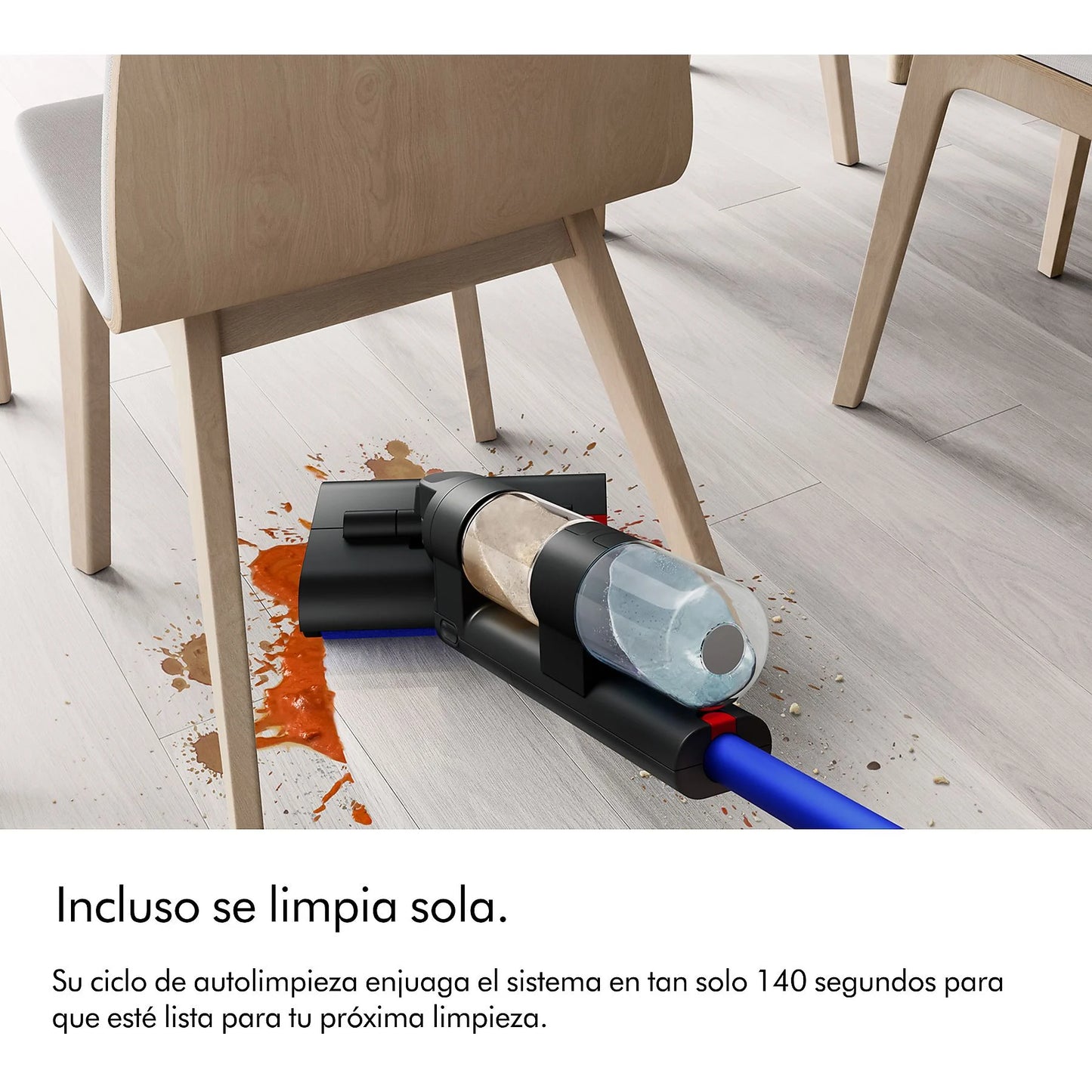Fregona Eléctrica Dyson WashG1™ - Sin Cables, 35 min Autonomía, Autolimpiable, Suelos Duros