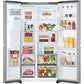 Frigorífico Americano LG GSLC41PYPE - 638L, 179 cm, No Frost, Disp. Agua y Hielo, Inox Antihuellas