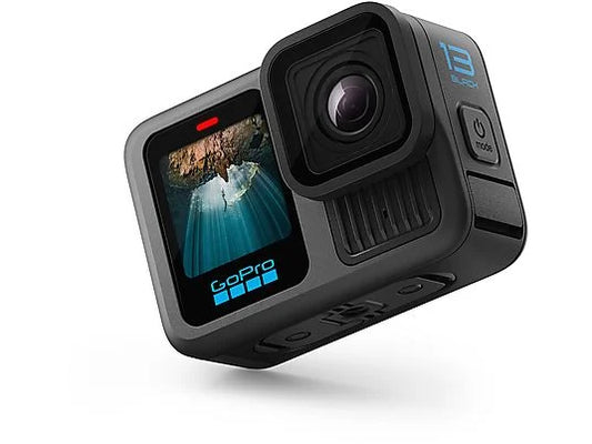 Cámara deportiva GoPro HERO13 Black - 5.3K, 27MP, HyperSmooth 6.0, Lentes HB, Batería Enduro, Negro
