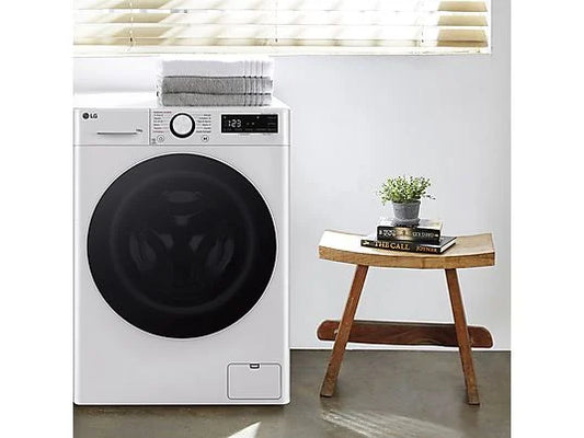 Lavadora LG F4WR6010A0W Serie 600 - 10 kg, 1400 rpm, Clase A, AI Direct Drive™, Blanco