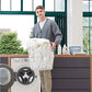 Lavadora LG F4WR5509A1W Serie 550 - 9 kg, 1400 rpm, AI Direct Drive™, Autodosificador, Blanco