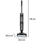 Fregona Eléctrica Inalámbrica Rowenta X-Clean 4 GZ5035 - Aspira y Friega, 50 min, Autolimpieza, 200 W, Gris