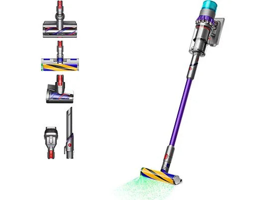 Aspirador Escoba Dyson Gen5 Detect™ Absolute - Sin Cable, 280 AW, 70 min, Filtro HEPA, Láser, Níquel