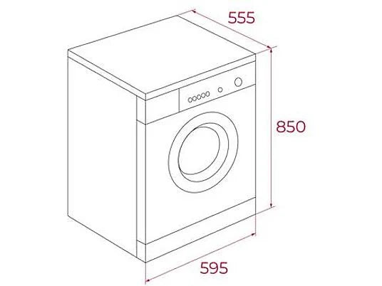 Lavadora Teka WMK 40940 WH - 9 kg, 1400 rpm, Motor Inverter, Vapor, Blanco
