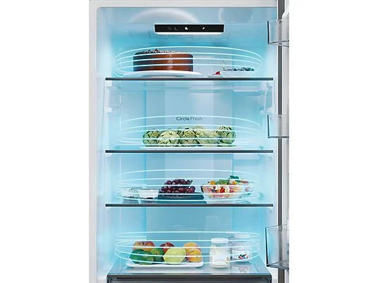 Frigorífico Combi Candy Fresco 300 CNCQ2T618EW - 355L, 185 cm Alto, No Frost Total, App hOn, Blanco