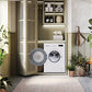 Lavadora LG F4X1008NWH - 8 kg, 1400 rpm, AI Direct Drive™, Steam™, ThinQ™, Blanco Marfil