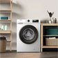 Lavadora Hisense WF1Q8041BW - 8 kg, 1400 rpm, Eficiencia A-20%, Motor Inverter, Vapor, Blanco