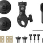 Kit de Montaje en Moto Insta360 - CINSAAVY, Incluye Abrazadera y Adhesivos Flexibles, Negro