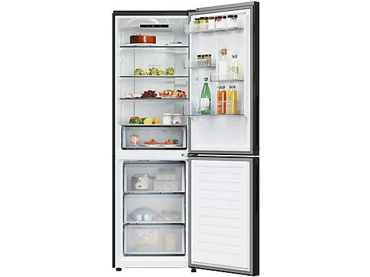 Frigorífico Combi Candy CNCQ2T618EB - 355L, 185 cm Alto, No Frost, App hOn, Negro