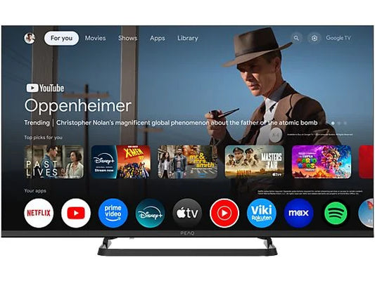 PEAQ PTV 40GF-5025C - TV DLED 40" Full HD, Google TV, HDR10, Negro