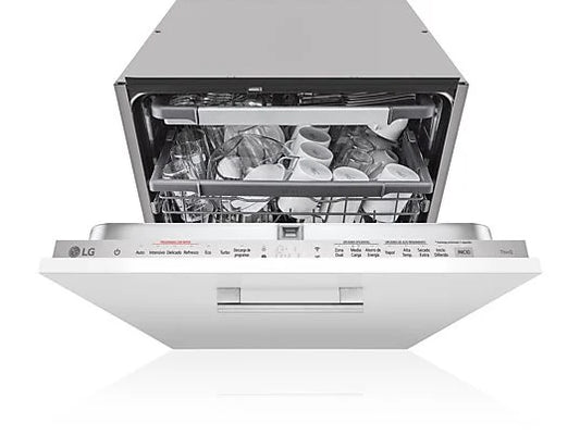 Lavavajillas integrable LG DB365TXS - 60 cm, 14 servicios, 10 programas, QuadWash™, inox