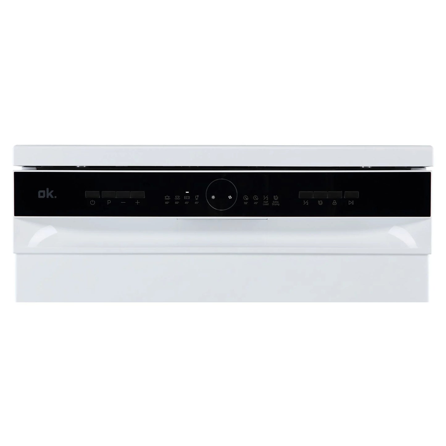 Lavavajillas OK. ODW 6061-1 E FS W - 59 cm, 13 servicios, 6 programas, blanco, libre instalación