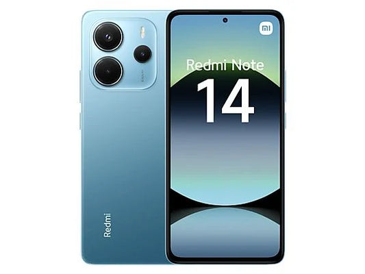 Xiaomi Redmi Note 14 (256 GB) en Azul Océano con 8 GB de RAM, pantalla 6.67" AMOLED FHD+, procesador MediaTek Helio G99-Ultra y batería de 5500 mAh