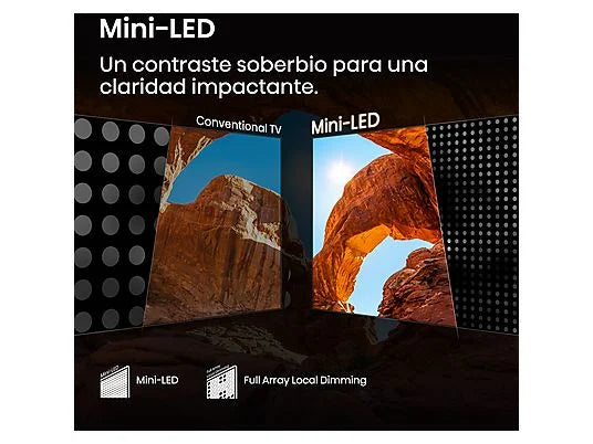 Hisense TV Mini LED 100" 4K UHD (100U7Q) con Subwoofer Integrado, 144 Hz, Hi-View IA Pro, Dolby Vision IQ y Dolby Atmos - Color Negro