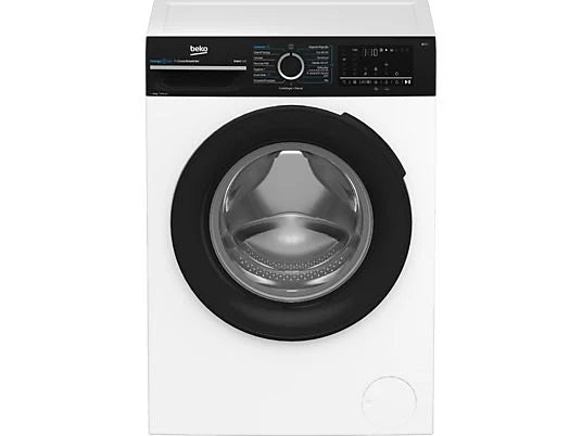 Lavadora Beko BM3WFU41041W Energy Spin - 10 kg, 1400 rpm, Clase A, Motor ProSmart Inverter, Blanco