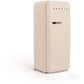 Frigorífico Retro CREATE 281L - 160 cm Alto, Una Puerta, Estilo Años 50, Beige