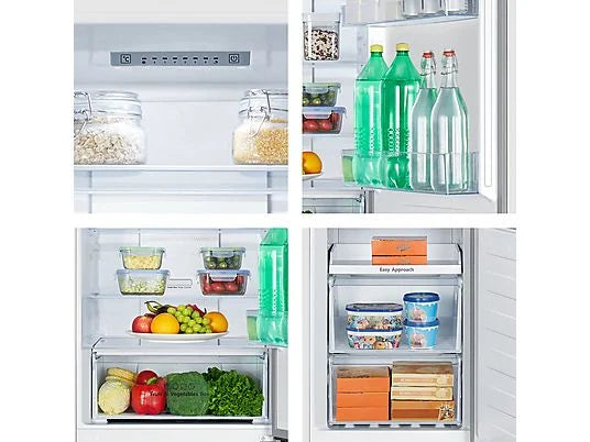 Frigorífico Combi Hisense RB390N4AWE1 - 304L, 186 cm, No Frost, Puerta Reversible, Blanco