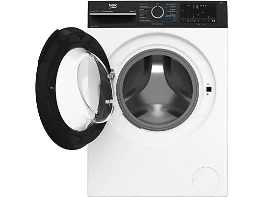 Lavadora Beko BM3WFU41041W Energy Spin - 10 kg, 1400 rpm, Clase A, Motor ProSmart Inverter, Blanco