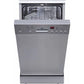 Lavavajillas OK. ODW 4551-1 E FS - 45 cm, 7 programas, plata, libre instalación