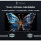 TCL 55P6K - Televisor LED 55" 4K UHD, Smart TV, AiPQ, 60 Hz, Negro