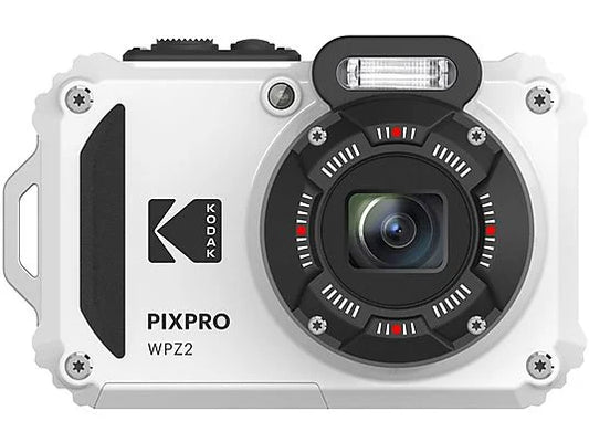 Cámara Compacta Kodak PIXPRO WPZ2 - 16MP, 15m Sumergible, 4x Zoom Óptico, Full HD 1080p, Blanco