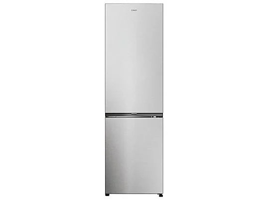 Frigorífico Combi Candy CNCQ2T518EX - 279L, 182.5 cm Alto, Ancho 55 cm, No Frost, Gris Acero