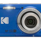 Cámara Digital Compacta KODAK PIXPRO FZ55 - 16MP, 5x Zoom Óptico, Full HD 1080p, Azul