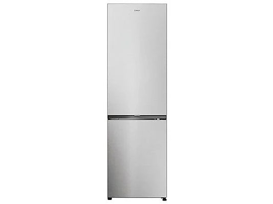 Frigorífico Combi Candy CNCQ2T518EX - 279L, 182.5 cm Alto, Ancho 55 cm, No Frost, Gris Acero